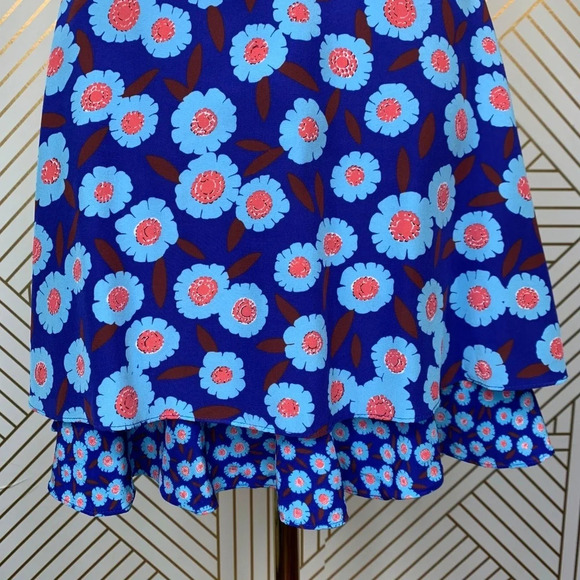 Kate Spade‎ Tangier Floral Double Layer Silk Skirt - Picture 4 of 10
